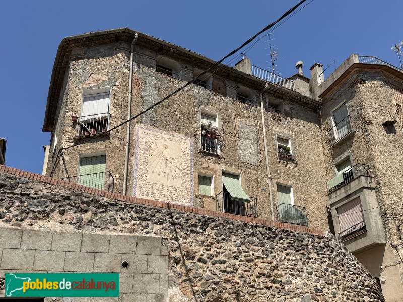Porrera - Rellotge de sol del Portal