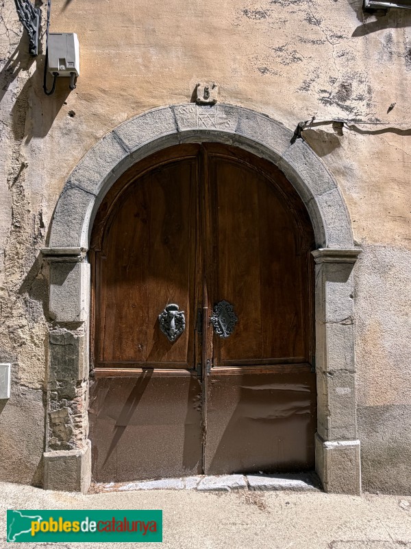 Porrera - Cal Ros. Façana lateral