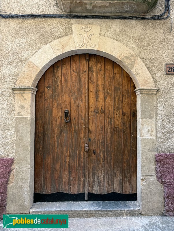 La Bisbal de Montsant - Portal del segle XIX (Foto: Albert Esteves, 2026) La Bisbal de Montsant - Portal del segle XIX