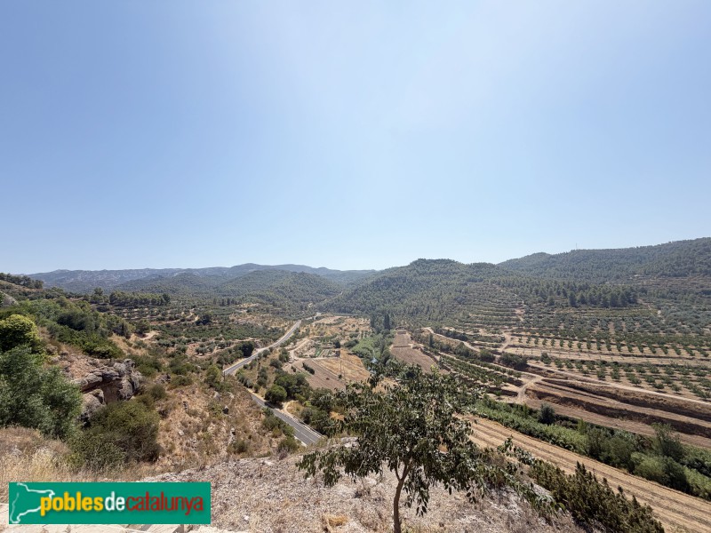 La Bisbal de Montsant - Panoràmica des del balcó de la Bisbal