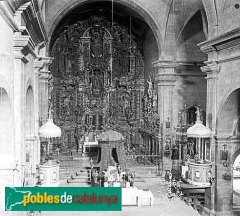 Torelló - Església de Sant Feliu (Foto: <i>Manuel Genovart -Arxiu fotogràfic Centre Excursionista de Catalunya-</i>, 1923-27) Torelló - Església de Sant Feliu