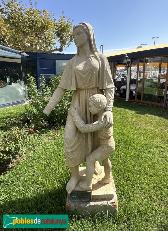 Palamós - Escultura <i>Homenatge a la Mare</i>
