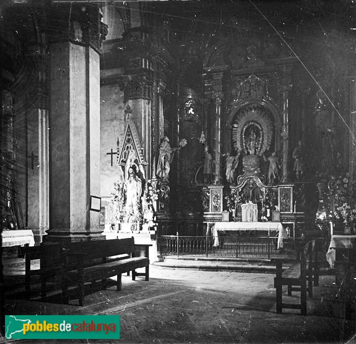 Tivissa - Església de Sant Jaume. Capella del Roser