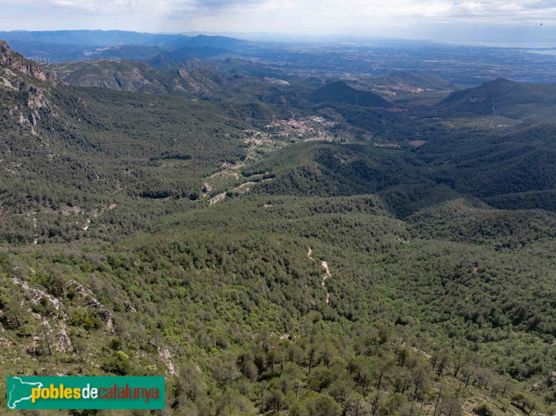 El Baix Camp des de la Mola de Llaberia (Foto: Francesc Vidal-Barraquer, 2024) El Baix Camp des de la Mola de Llaberia