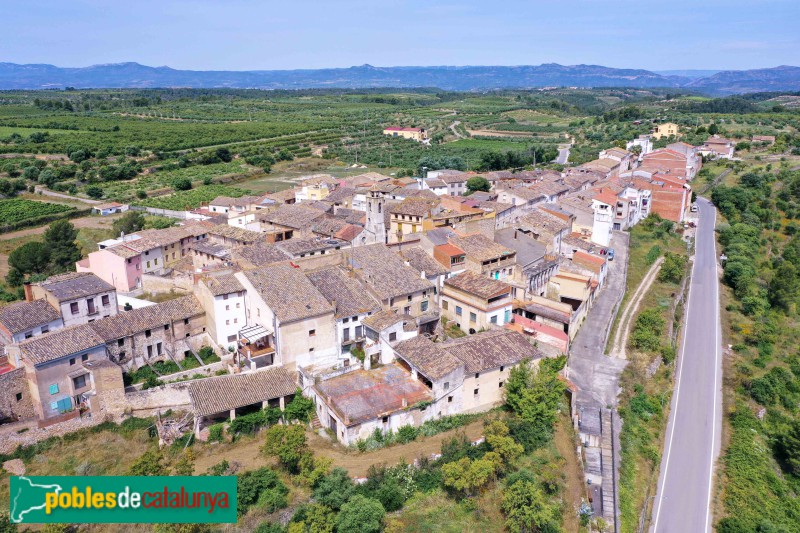 Tivissa - Panoràmica de la Serra d'Almos (Foto: Francesc Vidal-Barraquer, 2020) Tivissa - Panoràmica de la Serra d'Almos