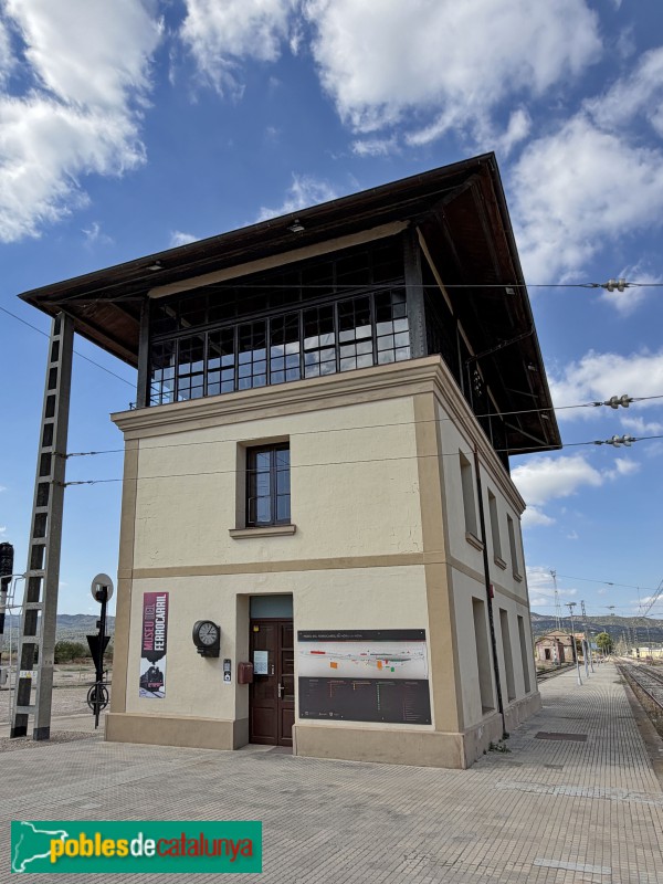 Móra la Nova - Estació. Museu del Ferrocarril