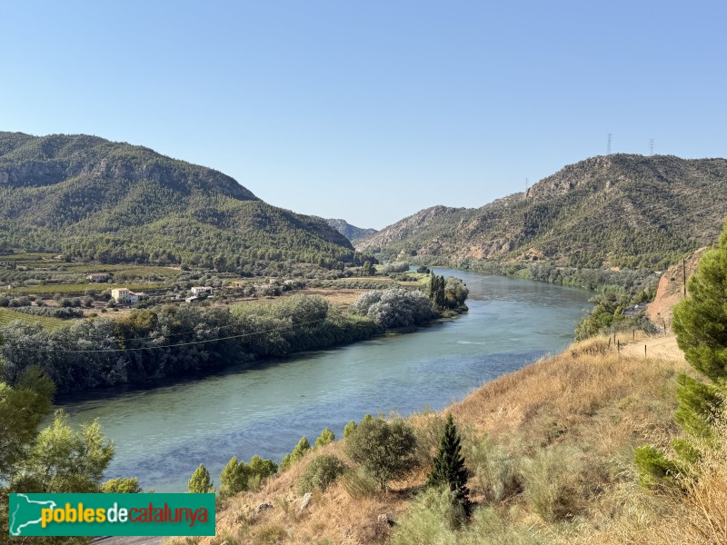 Garcia - Panoràmicfa del riu des del turó del castell