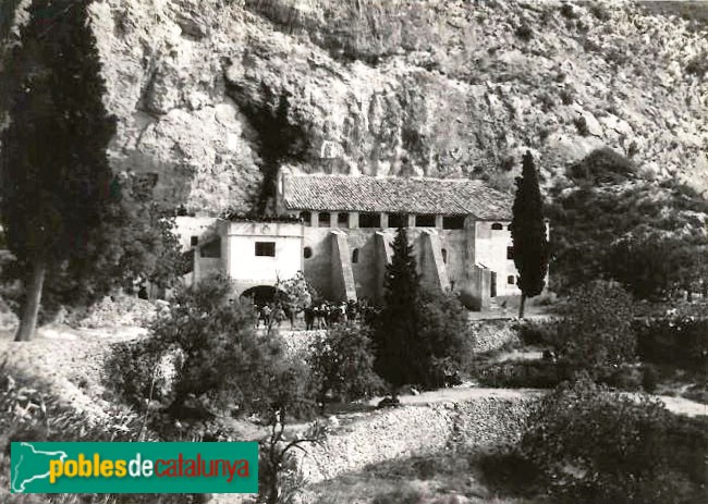 Garcia - Ermita de Santa Magdalena (postal antiga)