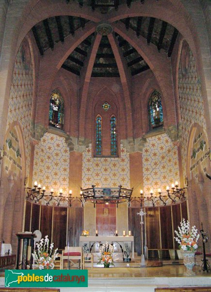 Cervelló - Església de Sant Esteve, interior